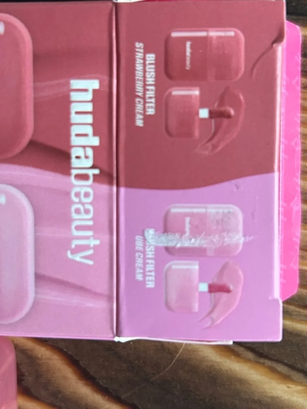 HUDA BEAUTY Baby Blush Duo — Red & Pink Liquid Blush Set
